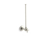 KOHLER 3/8" NPT angle supply with stop and annealed vertical tube