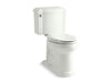 KOHLER Devonshire Two-piece elongated toilet, 1.28 gpf