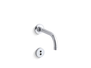 KOHLER K-T11841 Purist Wall-mount touchless faucet trim with Insight technology and 6" 90-degree spout, requires valve