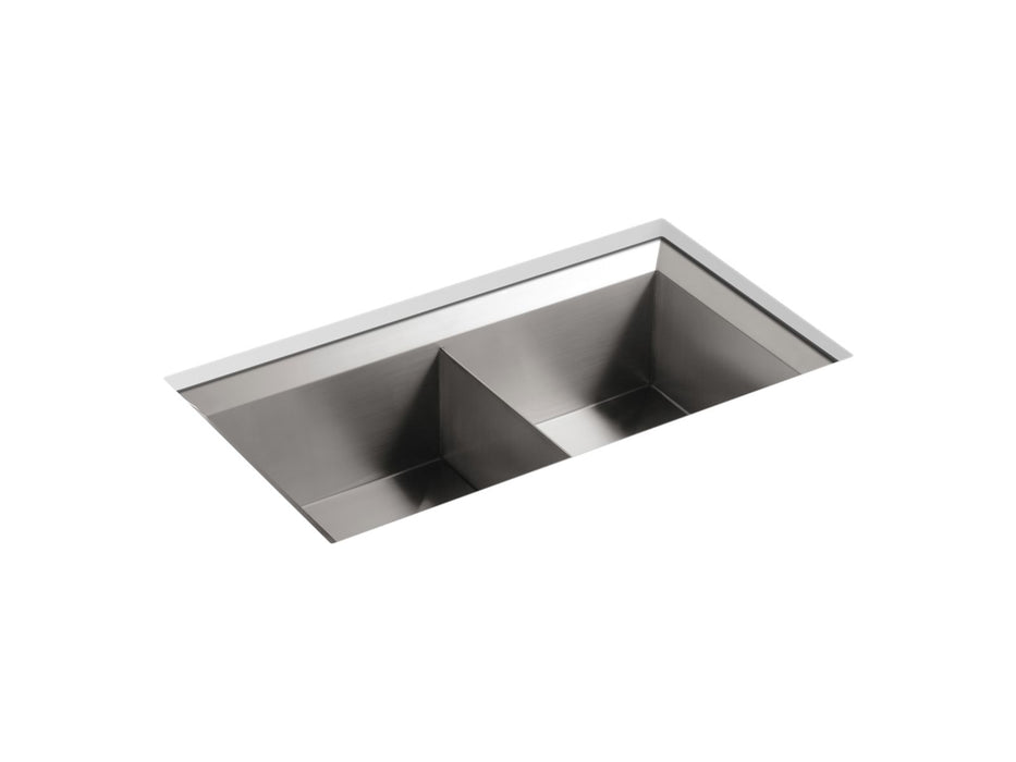 KOHLER K-3388 Poise 33" undermount double-bowl kitchen sink