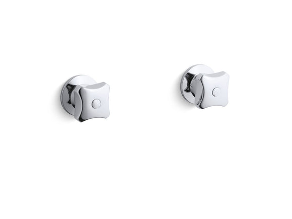 KOHLER K-T7744-2 Triton Wall-mount valve trim with standard handles, requires valve