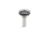 KOHLER K-8813 Stainless steel sink drain and strainer with tailpiece for 3-1/2" to 4" outlet