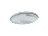 KOHLER K-2741 Whist 19" oval undermount bathroom sink, no overflow