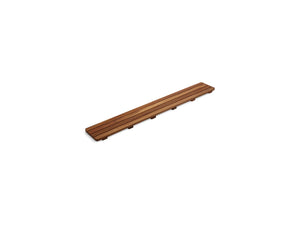 KOHLER K-9335 Groove Teak drain cover 42" receptor