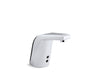 KOHLER K-13463 Sculpted Touchless single-hole lavatory faucet with Insight sensor technology, AC-powered, 0.5 gpm