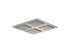 KOHLER WaterTile Rain Overhead shower panel with four 22-nozzle sprayheads