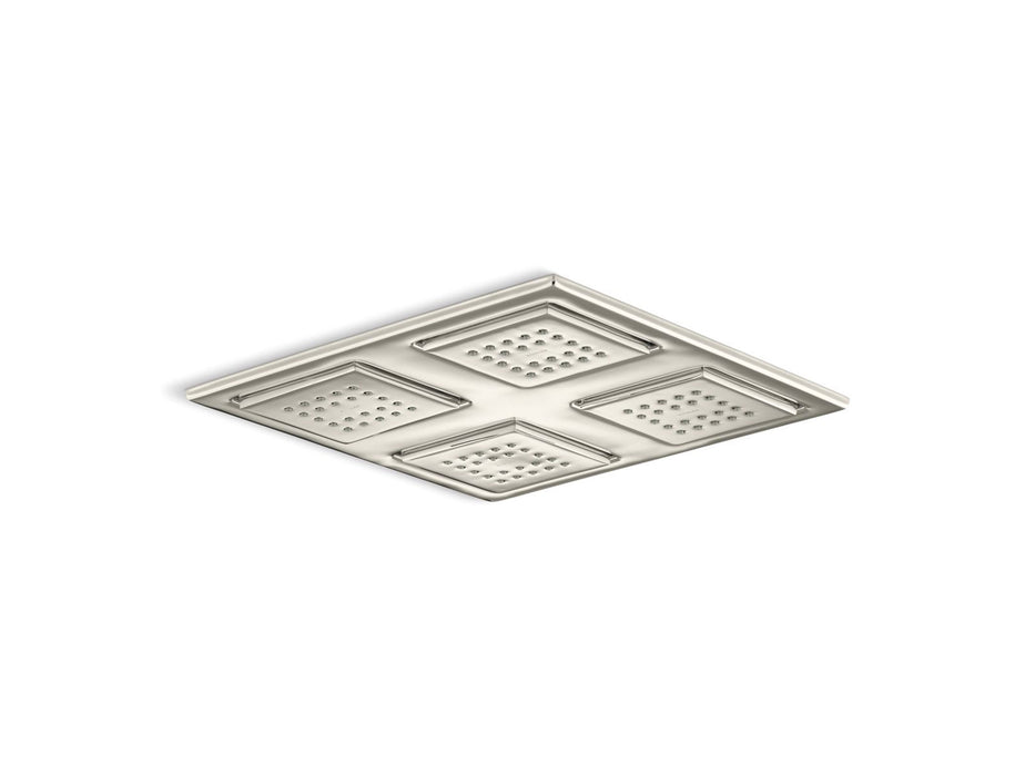 KOHLER WaterTile Rain Overhead shower panel with four 22-nozzle sprayheads
