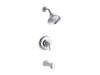 KOHLER K-TS10581-4 Bancroft Rite-Temp bath and shower trim kit, 2.5 gpm, NPT spout