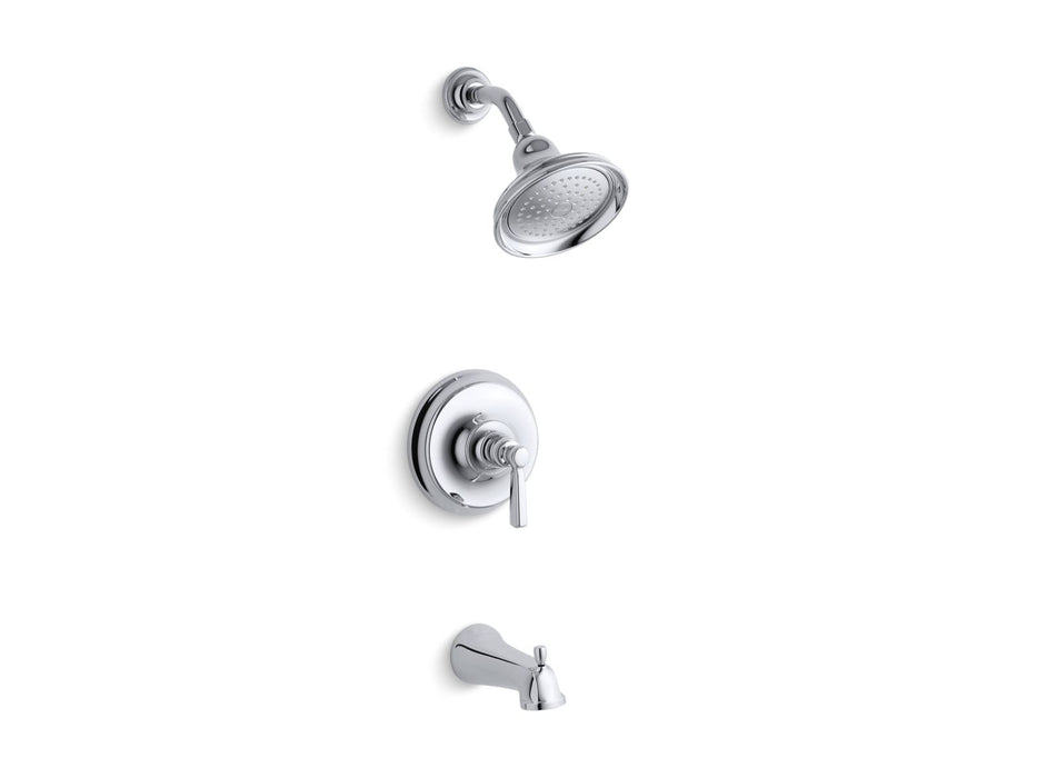 KOHLER K-TS10581-4 Bancroft Rite-Temp bath and shower trim kit, 2.5 gpm, NPT spout