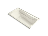KOHLER K-1257-GHRW Mariposa 72" x 36" alcove Heated BubbleMassage air bath with Bask heated surface, right drain