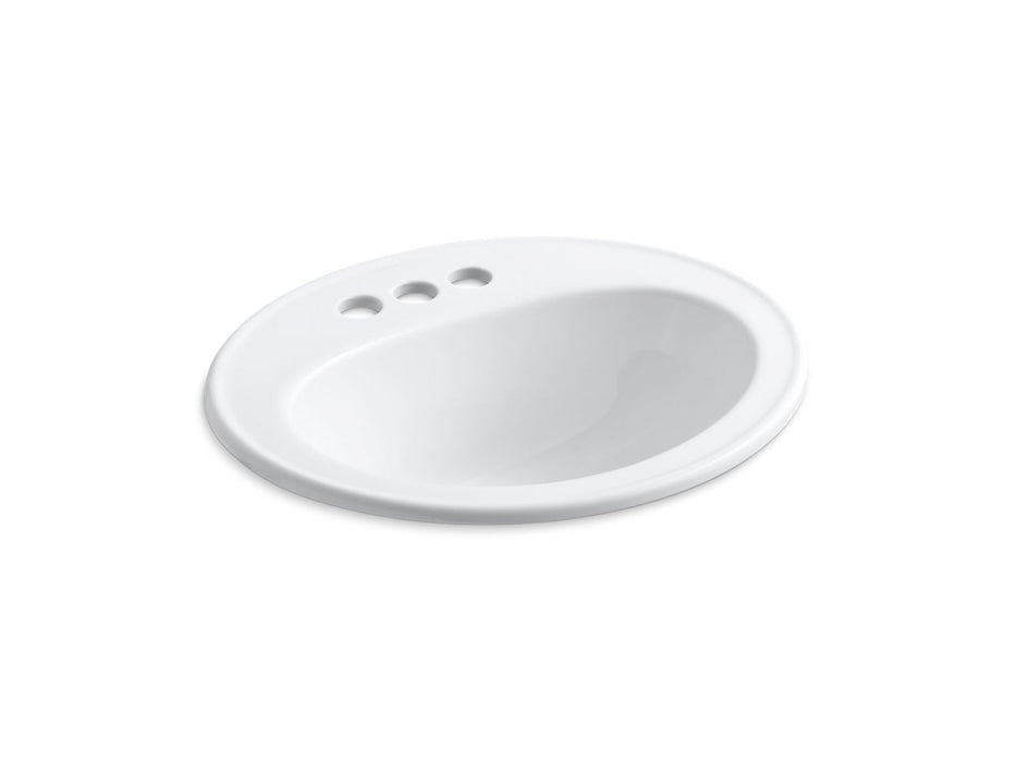 KOHLER Pennington 20-1/4" oval drop-in bathroom sink