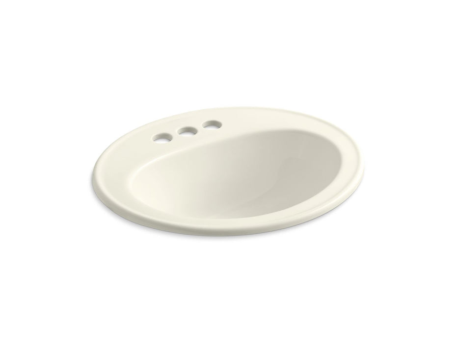 KOHLER Pennington 20-1/4" oval drop-in bathroom sink