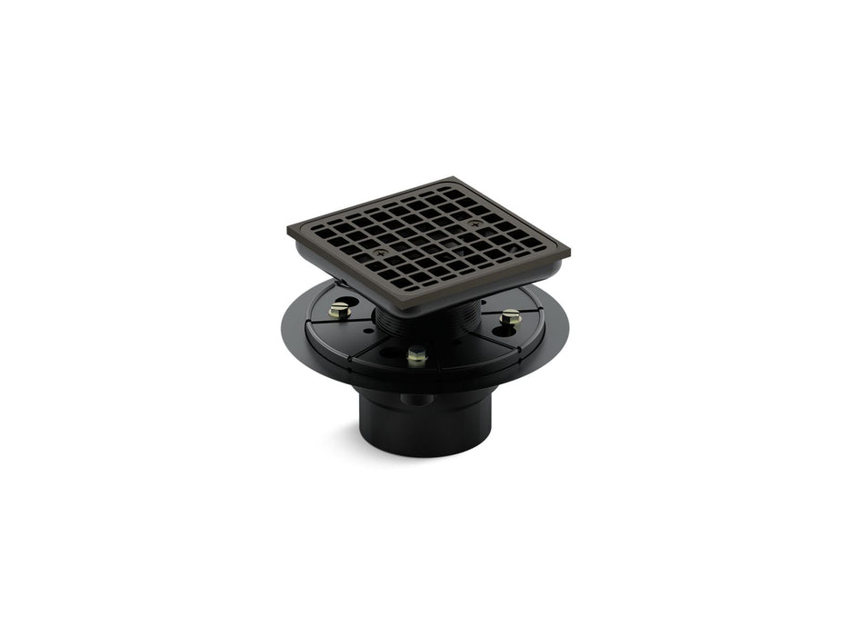 KOHLER K-9136 Clearflo Square design tile-in shower drain