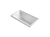 KOHLER K-1121-RW Underscore 60" x 30" alcove bath with Bask heated surface, right drain
