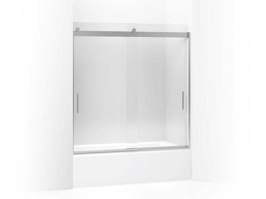 KOHLER K-706000-L Levity 62" H sliding bath door with 1/4"-thick glass