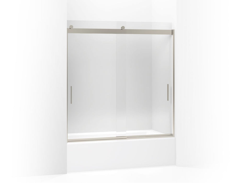 KOHLER K-706000-L Levity 62" H sliding bath door with 1/4"-thick glass