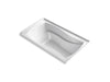 KOHLER K-1224-GHRF Mariposa 66" x 36" alcove Heated BubbleMassage air bath, right drain