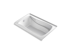 KOHLER K-1239-GHLAW Mariposa 60" x 36" alcove Heated BubbleMassage air bath with Bask heated surface, left drain