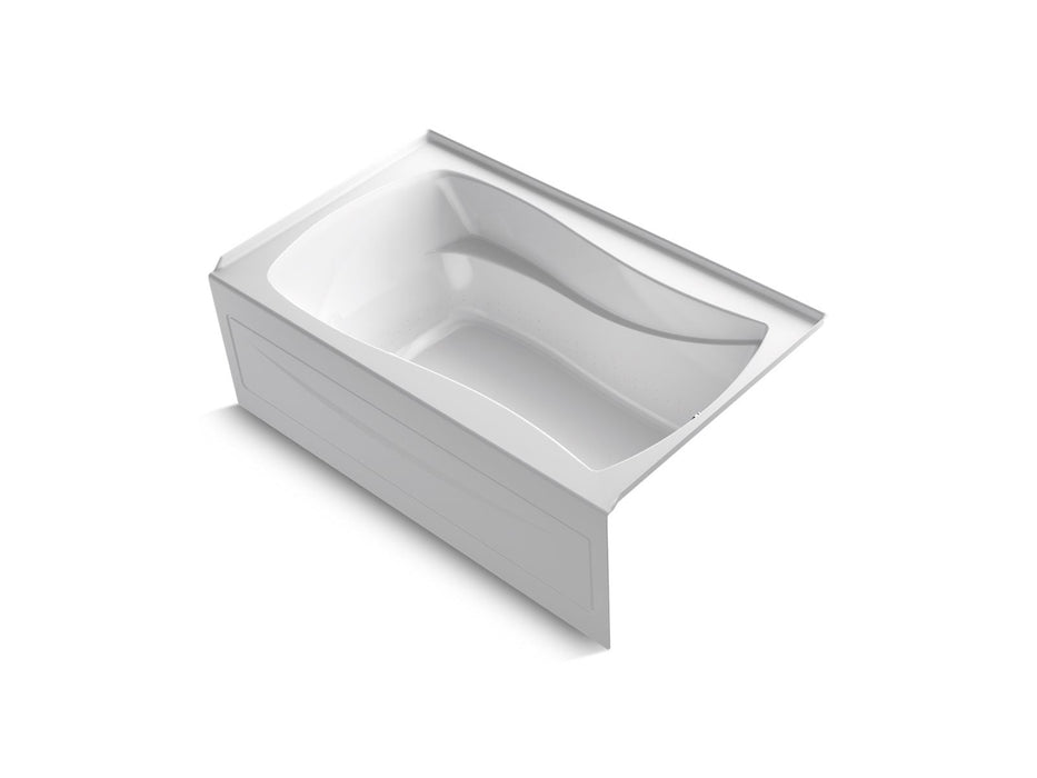 KOHLER K-1239-GHRA Mariposa 60" x 36" alcove Heated BubbleMassage air bath, right drain