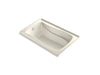 KOHLER K-1239-GHLAW Mariposa 60" x 36" alcove Heated BubbleMassage air bath with Bask heated surface, left drain
