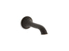 KOHLER Artifacts Wall-mount bath spout with flare design