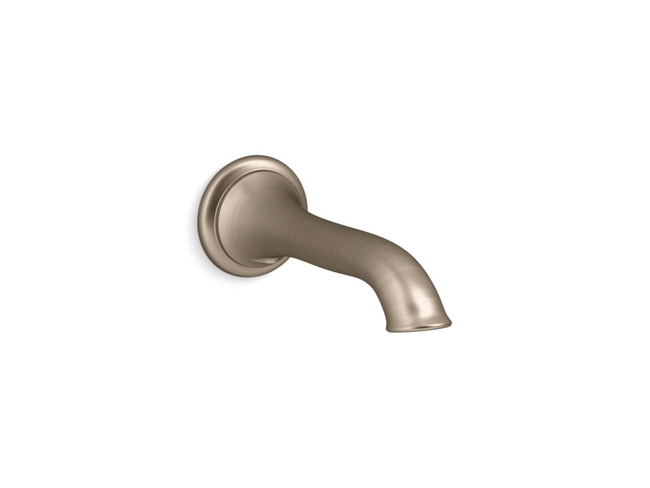 KOHLER Artifacts Wall-mount bath spout with flare design