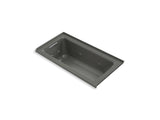 KOHLER K-1947-L Archer 60" x 30" alcove whirlpool bath, left drain