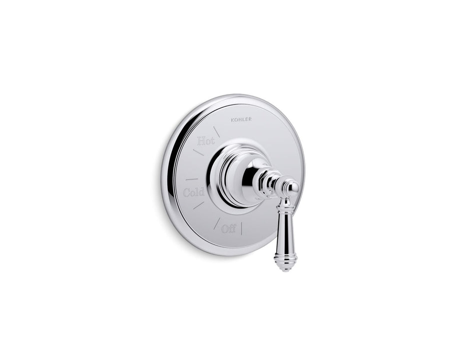 KOHLER K-TS72767-4 Artifacts Rite-Temp valve trim with lever handle