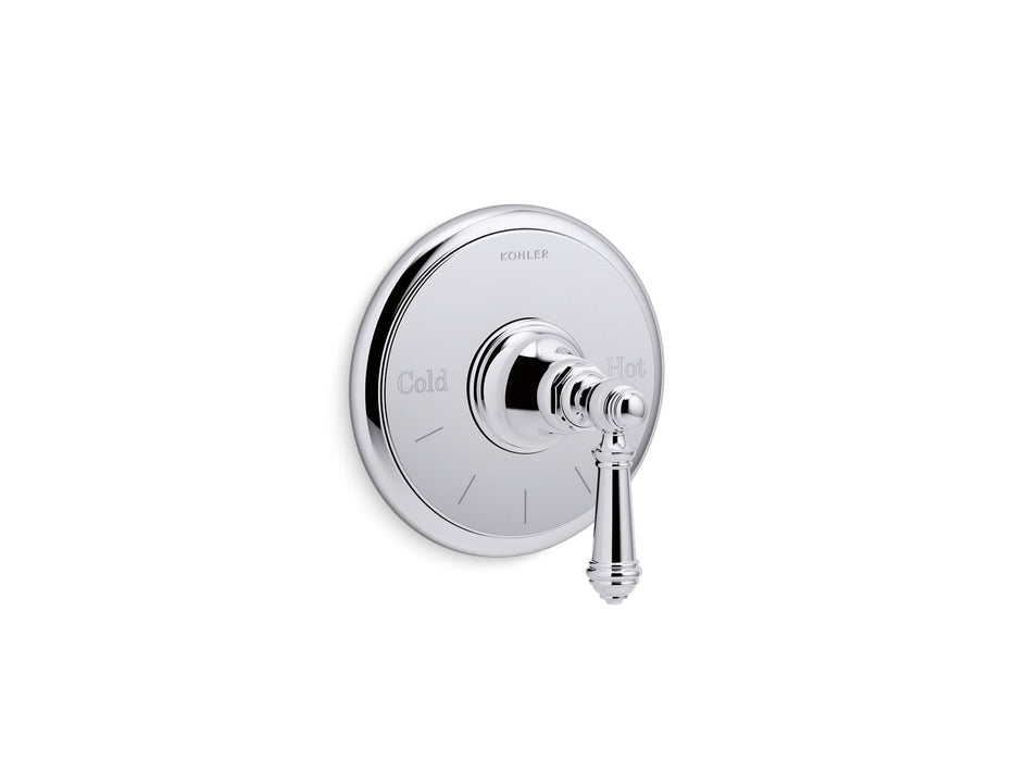 KOHLER K-T72769-4 Artifacts MasterShower temperature control valve trim with lever handle
