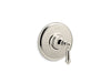 KOHLER K-TS72767-4 Artifacts Rite-Temp valve trim with lever handle