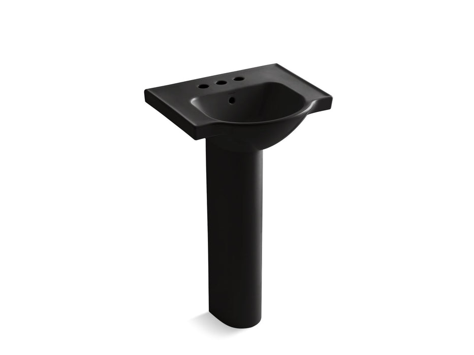 KOHLER Veer 21" rectangular pedestal bathroom sink