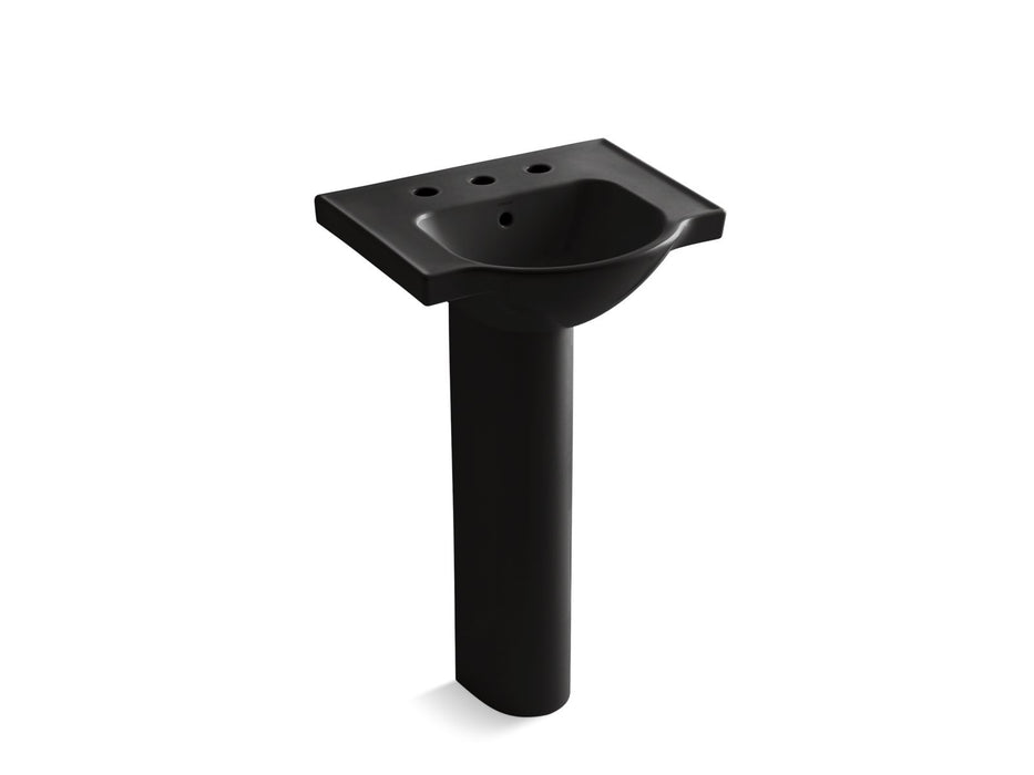 KOHLER Veer 21" rectangular pedestal bathroom sink
