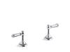 KOHLER K-T98071-4 Artifacts Deck-mount bath faucet handle trim with Lever design