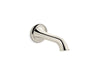 KOHLER K-72791 Artifacts Wall-mount bath spout with flare design