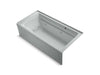 KOHLER K-1124-RAW Archer 72" x 36" alcove whirlpool bath with Bask heated surface, right drain