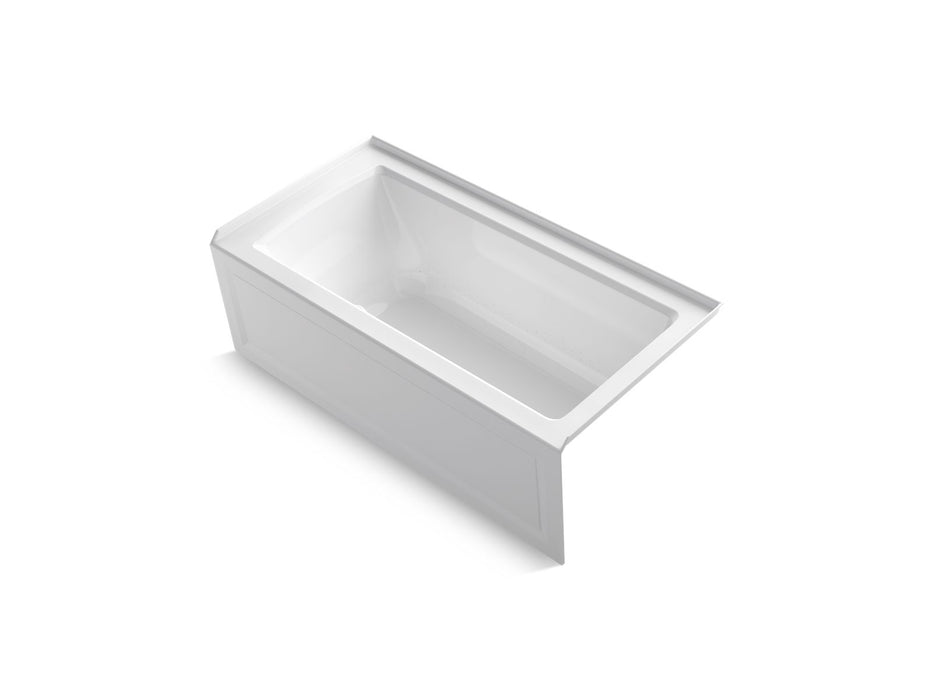 KOHLER K-1947-GHRA Archer 60" x 30" alcove Heated BubbleMassage air bath, right drain