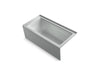 KOHLER K-1947-GHRA Archer 60" x 30" alcove Heated BubbleMassage air bath, right drain