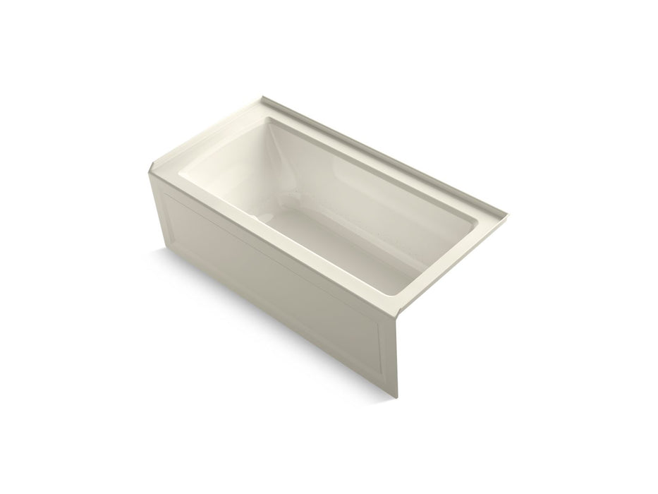 KOHLER K-1947-GHRA Archer 60" x 30" alcove Heated BubbleMassage air bath, right drain