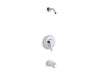 KOHLER K-TLS98007-4 July Rite-Temp bath and shower trim kit, without showerhead
