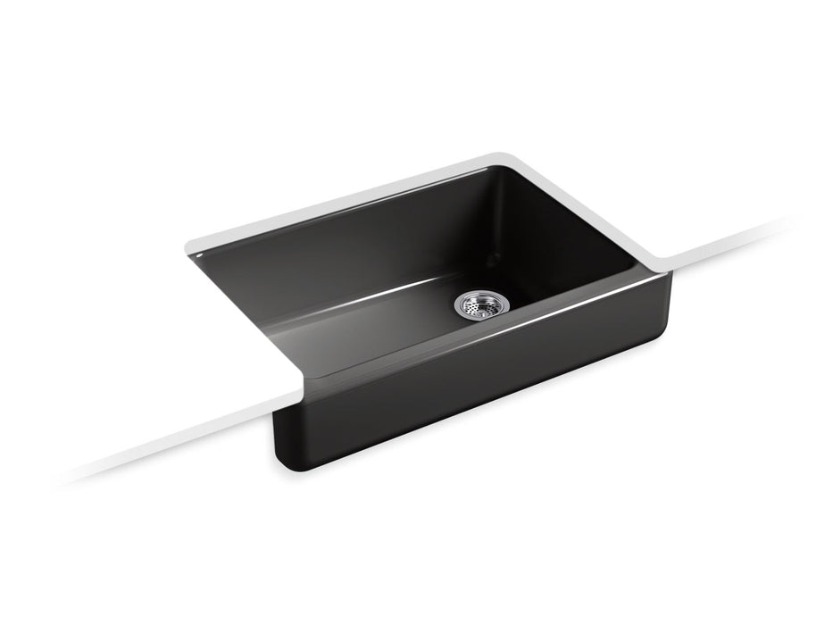 KOHLER K-5826 Whitehaven 32-1/2" undermount single-bowl farmhouse kitchen sink