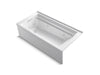 KOHLER K-1124-XGHLA Archer 72" x 36" alcove Heated BubbleMassage air bath and whirlpool, left drain