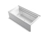 KOHLER K-1124-XGHRA Archer 72" x 36" alcove Heated BubbleMassage air bath and whirlpool, right drain