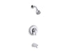 KOHLER K-TS15601-4G Coralais Rite-Temp bath and shower trim kit, 1.75 gpm, NPT spout