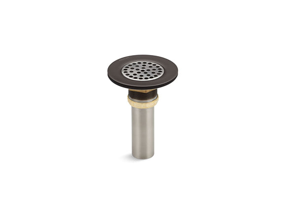 KOHLER K-8807 Brass sink drain and strainer with tailpiece for 3-1/2