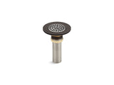 KOHLER K-8807 Brass sink drain and strainer with tailpiece for 3-1/2" to 4" outlet