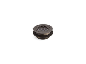 KOHLER K-9132 Round shower drain for use with plastic pipe, gasket included