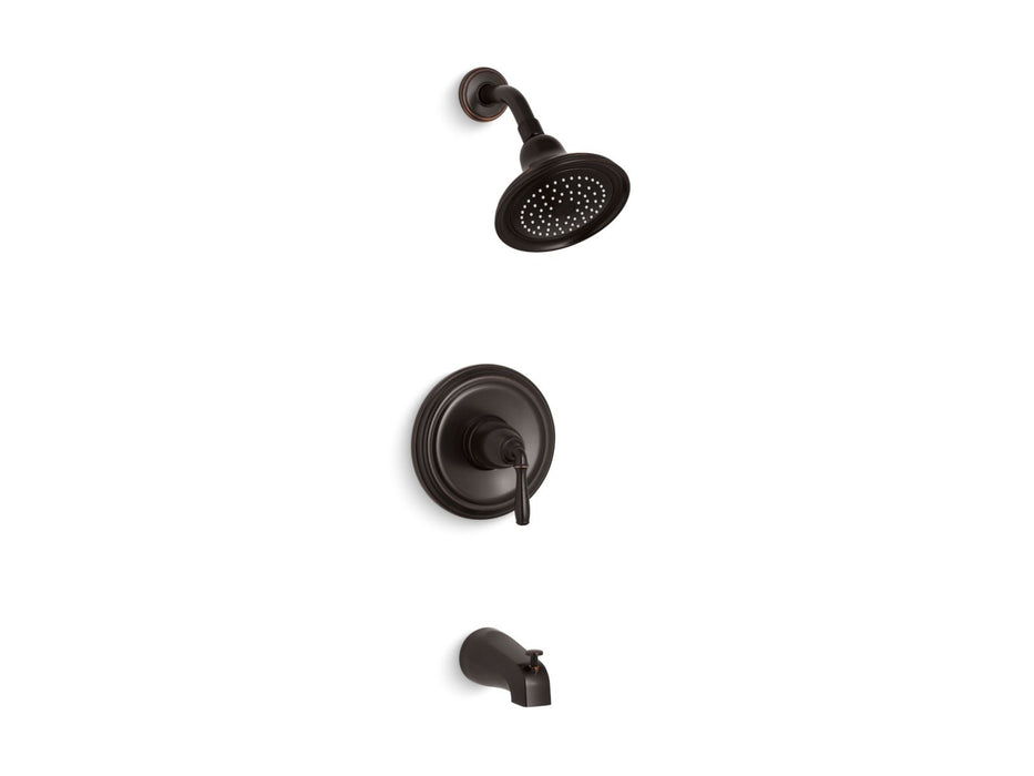 KOHLER K-TS395-4 Devonshire Rite-Temp bath and shower trim kit, 2.5 gpm, NPT spout