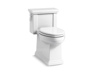 KOHLER K-3981 Tresham One-piece compact elongated toilet with skirted trapway, 1.28 gpf