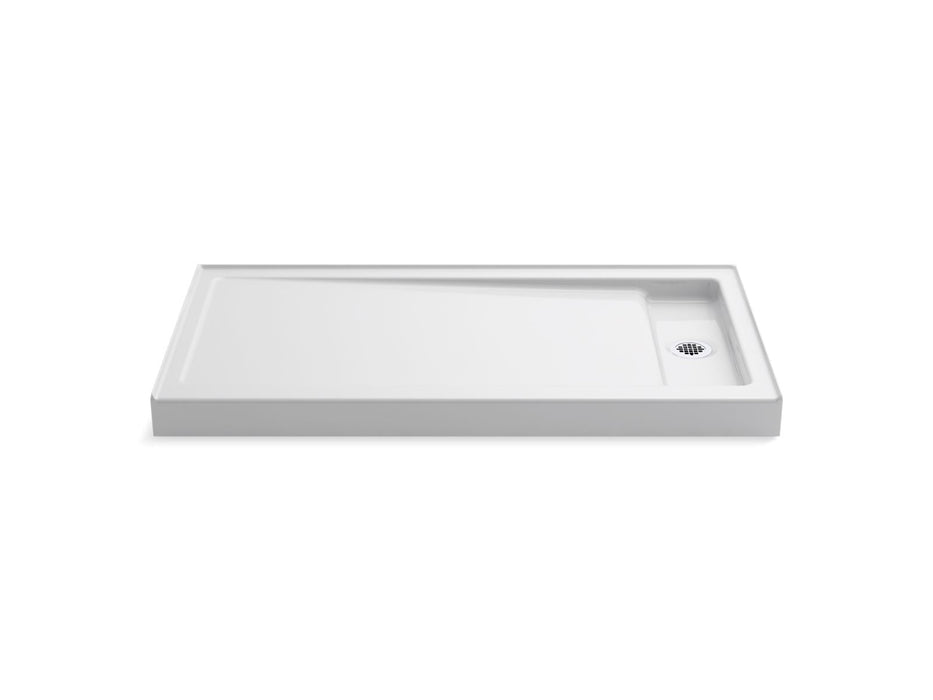 KOHLER K-9166 Bellwether 60" x 32" alcove shower base, right offset drain