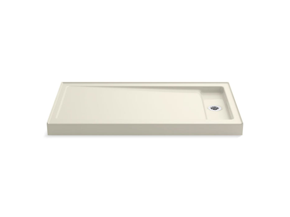 KOHLER K-9166 Bellwether 60" x 32" alcove shower base, right offset drain